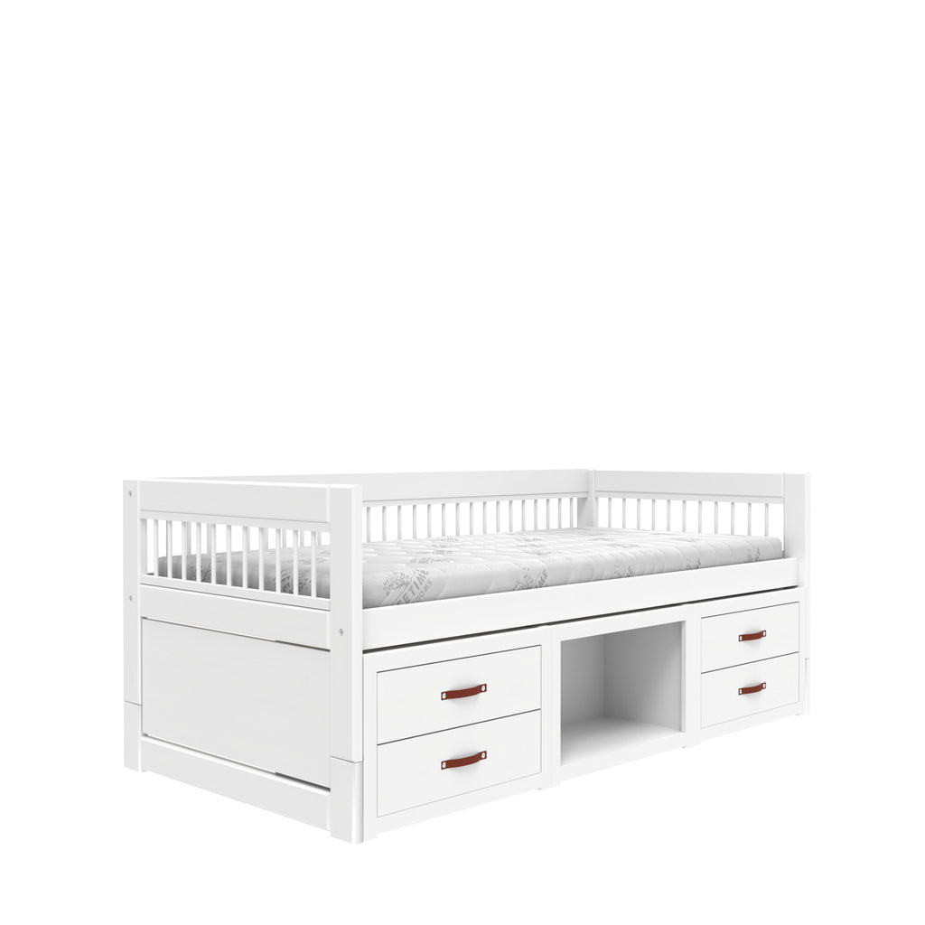  White Cabin bed drawers and storage - Breeze  2