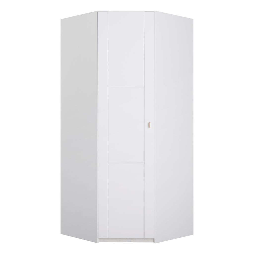 CORNER WARDROBE WITH STANDARD DOOR - White