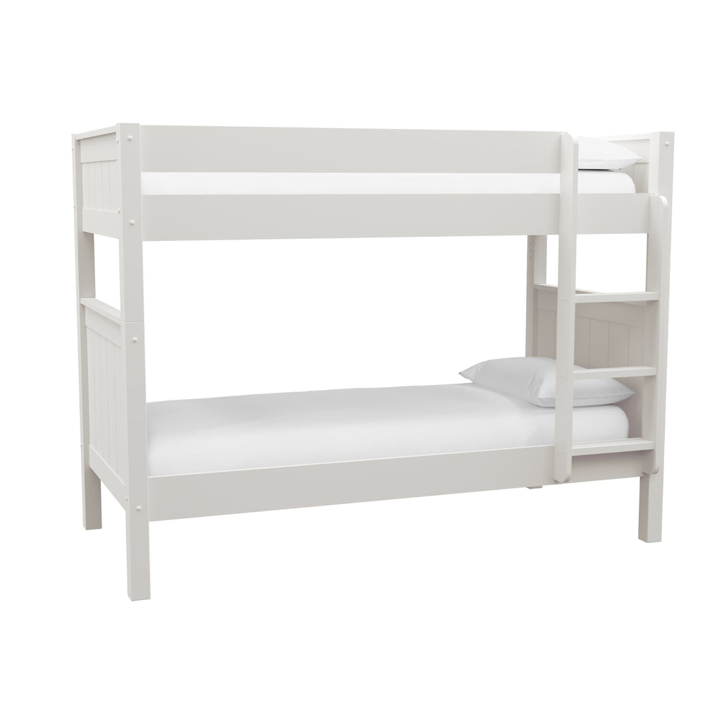 Stompa Classic Separating Bunk Bed in white on white background